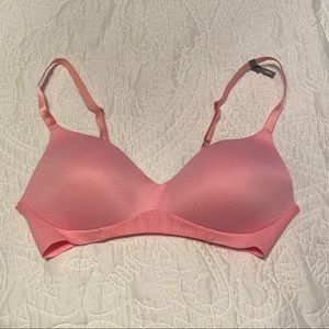 Aerie Women’s 34D Real Sunnie Wireless Pink Bra with extra Padding